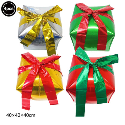 Christmas Party Decorations Christmas Party Supplies Santa Claus Snowman Christmas Tree Balloons for Festive Holiday Decors