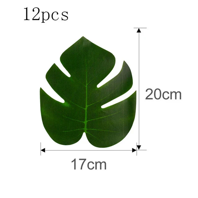 Hawaiian Party Decorations Artificial Flower Garland Summer Tropical Aloha Hawaii Party Supplies Wedding Birthday Flamingo Decor