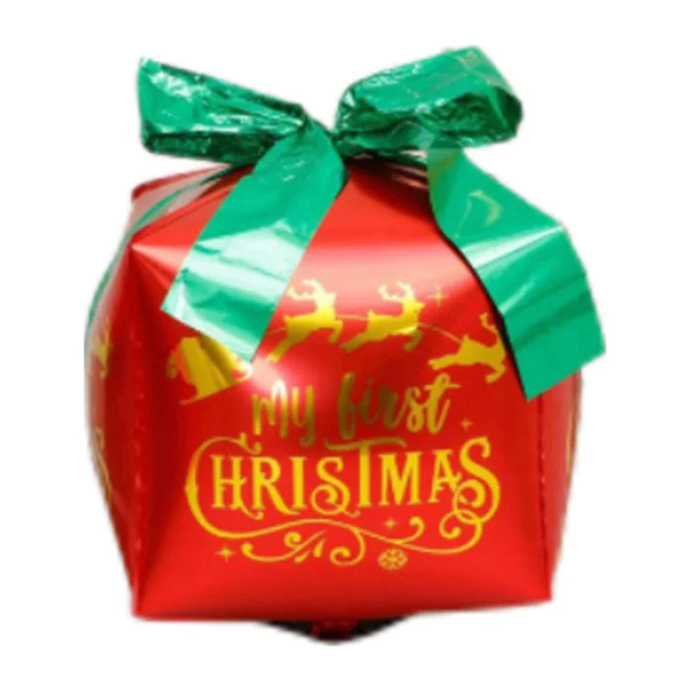 Christmas Party Decorations 4D Standing Reindeer Snowman Santa Claus Christmas Streetlights Bear Dog Balloons Cartoon Balloons