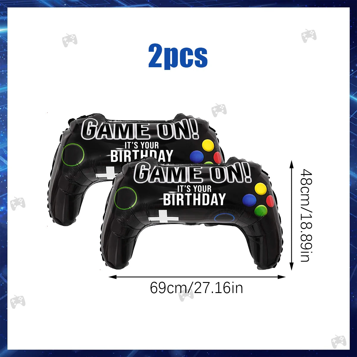 31pcs video game birthday party decorations set for ages 1-18 video game player themed birthday party decorations