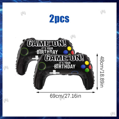 31pcs video game birthday party decorations set for ages 1-18 video game player themed birthday party decorations