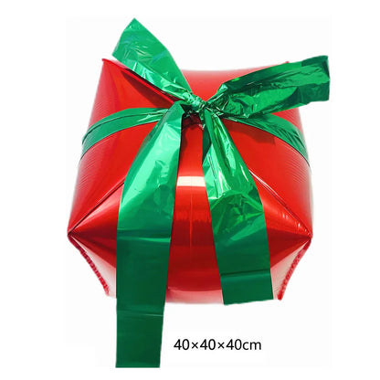 Christmas Party Decorations 4D Standing Reindeer Snowman Santa Claus Christmas Streetlights Bear Dog Balloons Cartoon Balloons