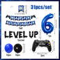 31pcs video game birthday party decorations set for ages 1-18 video game player themed birthday party decorations