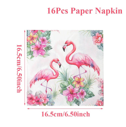 Hawaiian Party Decorations Artificial Flower Garland Summer Tropical Aloha Hawaii Party Supplies Wedding Birthday Flamingo Decor