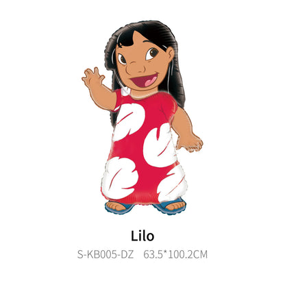 Kids First 6th Birthday Party Decorations Stitch Balloons Set Cute Globos Baby Shower Supplies Children Gifts Ballons