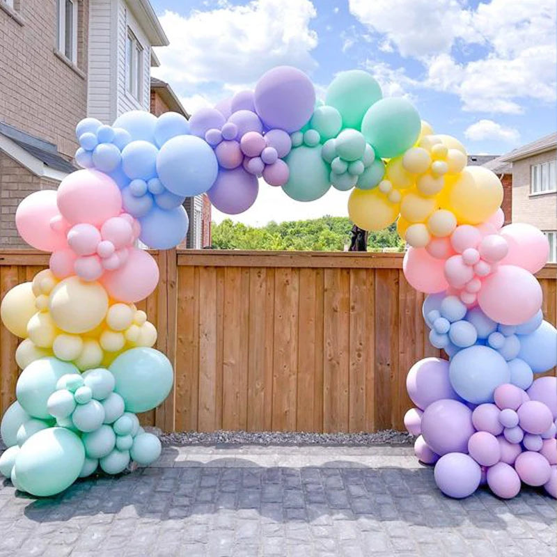 Adjustable Balloon Arch Frame Kit Plastic Balloons Stand Column Birthday Wedding Party Baby Shower Decor Ballon Holder with Base