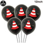 Construction Truck Balloons Excavator Cement Truck Forklift Crane Foil Balloon Kid Boys Birthday Party Construction Theme Decors