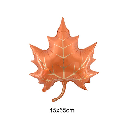 Thanksgiving Theme Party Decorations Maple Leaf Nut Squirrel Balloons Jungle Animals Party Decor Supplies Kids Gifts