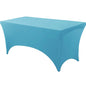Spandex Tablecloth Tight Fitted Washable and Wrinkle Resistant Stretch Rectangular Patio Table Cover for Event Wedding Parties